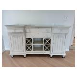 Stanley Server with Built in Wine Racks