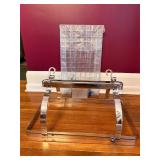 New in Box Stainless Ceiling Hanging Pot Rack