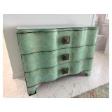 Hooker Melange Turquoise Cracker Chest of Drawers