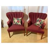 Red Tuxedo Back Chairs