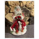 Fitz & Floyd Town&Country Ceramic Santa Cookie Jar