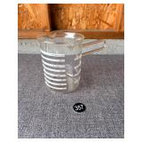 Vintage Borosilicate Glass Measuring Cup
