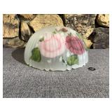 Reverse Painted Glass Shade