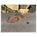 Pink Depression Etched Glass, Hazel Atlas