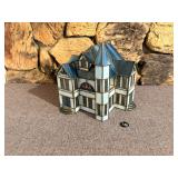 Stained Glass Victorian House Lamp