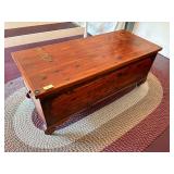 Cedar Lined Blanket Chest w Brass Hardware