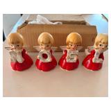 1950s Holt Howard NOEL Angel Candleholders