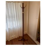 5.5' Vintage Mahogany Coatrack