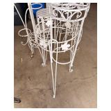 White Plant Stands