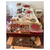 Large Group of Decorative Christmas Decor