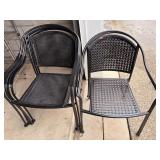 5 Wrought Iron Chairs