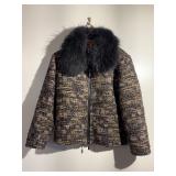 Talk of The Walk Tween w Fur Collar Jacket