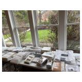 Assortment of White Bathroom Linens