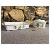 2 Pc Set Kent Pottery 'English Rose'