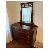 Federalist 3 Drawer Dresser w Mirror
