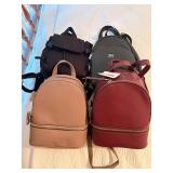 4 Bookbag Purses, New w Tags