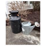 Meadow Gold Dairy Milk Can w Aluminum Water Can