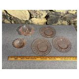 Pink Depression Glass, Anchor Hocking, Fenton