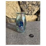 Robert Eichholt Attr. Glass Vase, Signed