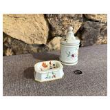 Vista Alegre Painted Ceramic, 2 Pc Set