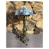 Tiffany Style Leaded Glass Table Lamp