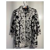Talk of The Walk Blouse, Sz Sm