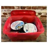 Tote of Christmas Lights