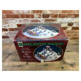 Happy Winter Holiday Winter Ski Lodge