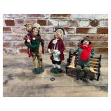 1990s Byers Choice The Carolers, Set of 3