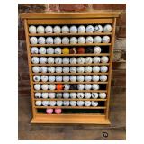 Golf Ball Display w Golf Balls
