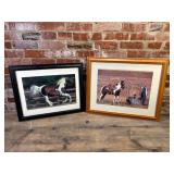 2 Equestrian Prints