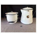 Enamelware Pot & Kettle