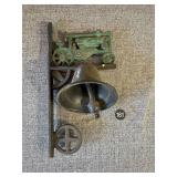 Cast Iron John Deere Wall Mounted Bell