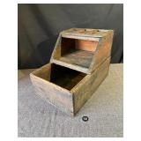 Salvaged Crate Display Shelf, The Lowe Bros