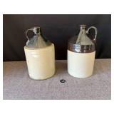 2 1-Gallon Crock Jugs