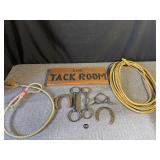 Tack Room Sign w Decorative Accessories