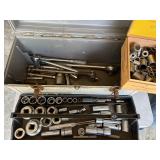Craftsman Toolbox w Sockets & Wrenches