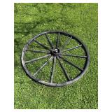 Antique Iron Wagon Wheel
