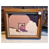 Native American Oil Painting, Signed Olean