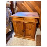 2 Rustic Pine Nightstands