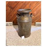 E Blaine Wright B&ORR Baggage Milk Can