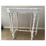 White Wood Side Table