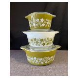 Set of 3 Pyrex Spring Blossom Cinderella