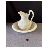 Ceramic Pitcher & Basin