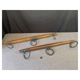 Antique Primitive Horse Yoke Harnesses, Pair