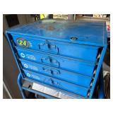 Blue 4 Drawer Tool Box