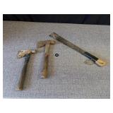 Old Tools, Hatchets, Sword