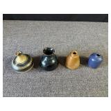 Ceramic Studio Pottery Bud Vases