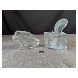 Glass American Eagle & Horse Decor