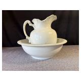 Ironstone Pitcher and Basin